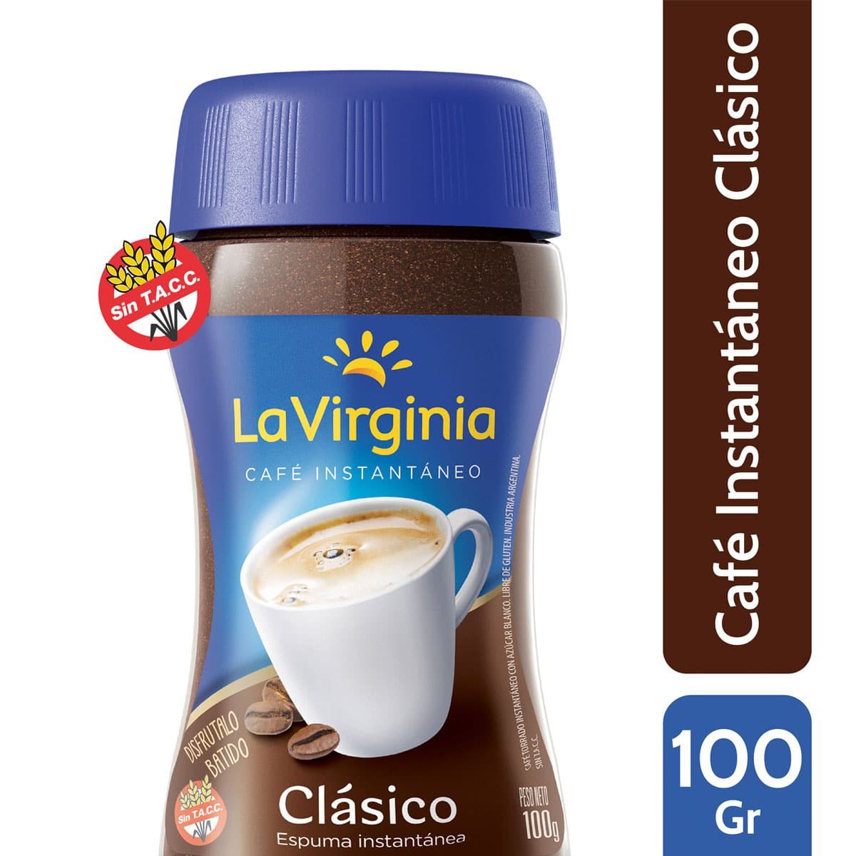 Cafe La Virginia Instantaneo Clasico x 100 grs